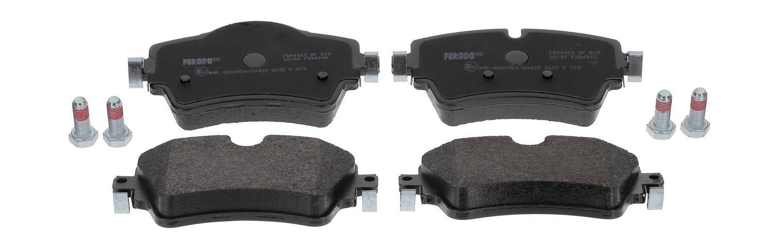 set placute frana,frana disc FERODO FDB4945