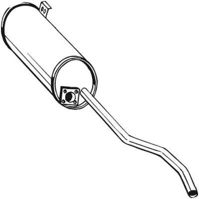 Tłumik końcowy KLOKKERHOLM 211-345