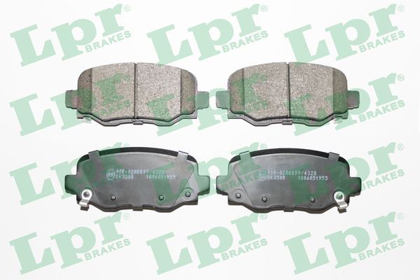 set placute frana,frana disc LPR 05P1955