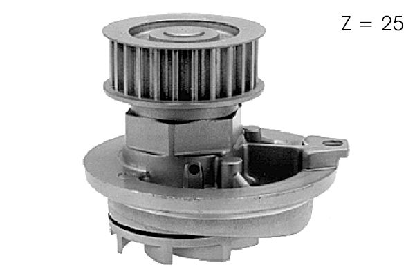 Pompe à eau, refroidissement du moteur
