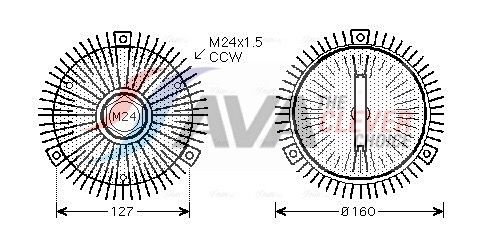 Сцепление, вентилятор радиатора
