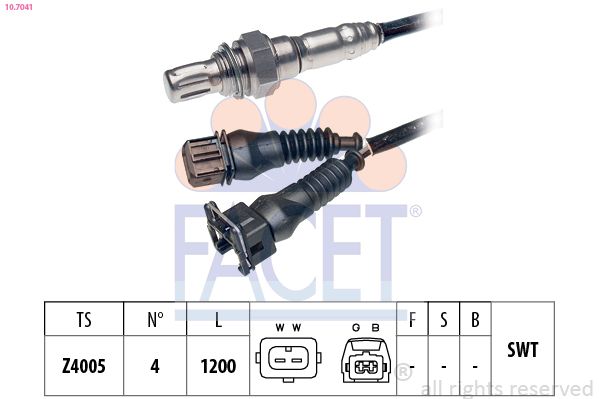 Sonda lambda FACET 10.7041