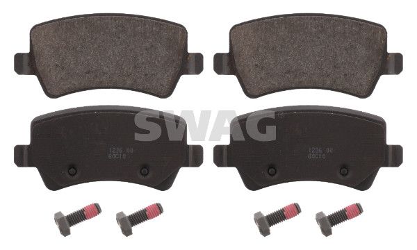 Levně Sada brzdových destiček, kotoučová brzda SWAG 50 91 6625