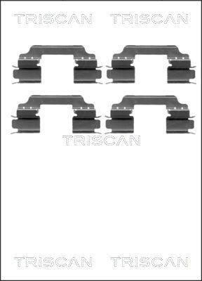 Zestaw akcesoriów, klocki hamulcowe TRISCAN 8105 231596