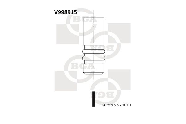 Výfukový ventil BGA V998915