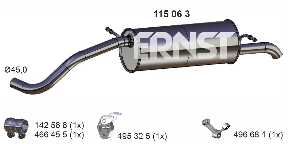 Toba esapament finala ERNST 115056