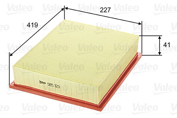 Vzduchový filter VALEO 585123