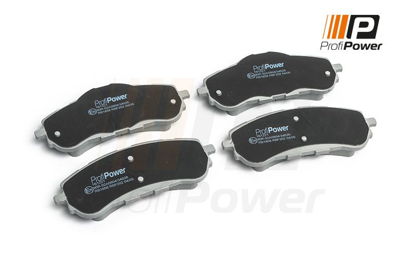 Levně Sada brzdových destiček, kotoučová brzda ProfiPower 1B1221