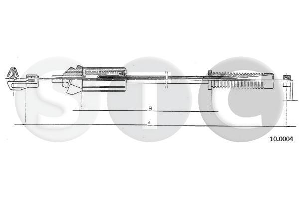 Linka gazu STC T480897