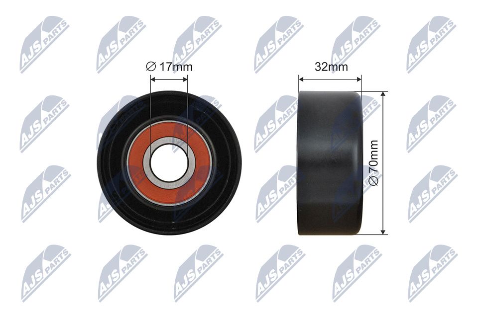 Паразитный / ведущий ролик, поликлиновой ремень