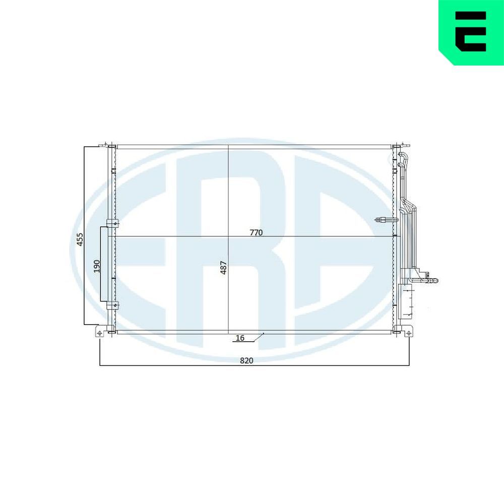 Condensator, climatizare ERA 667270