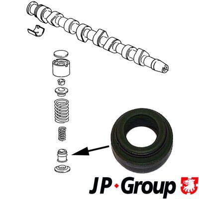 Uszczelniacz, trzonek zaworu JP GROUP 1111352700