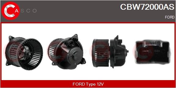 vnitřní ventilátor CASCO CBW72000AS