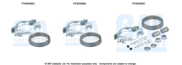 Zestaw montażowy, katalizator BM CATALYSTS FK90598