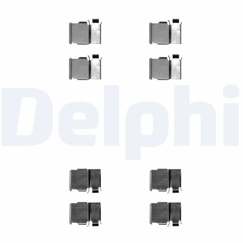 Set accesorii, placute frana DELPHI LX0540
