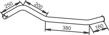 Rura wydechowa DINEX 50765