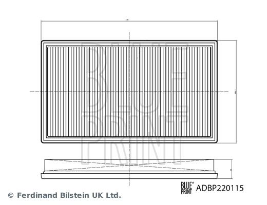 Filtr powietrza BLUE PRINT ADBP220115