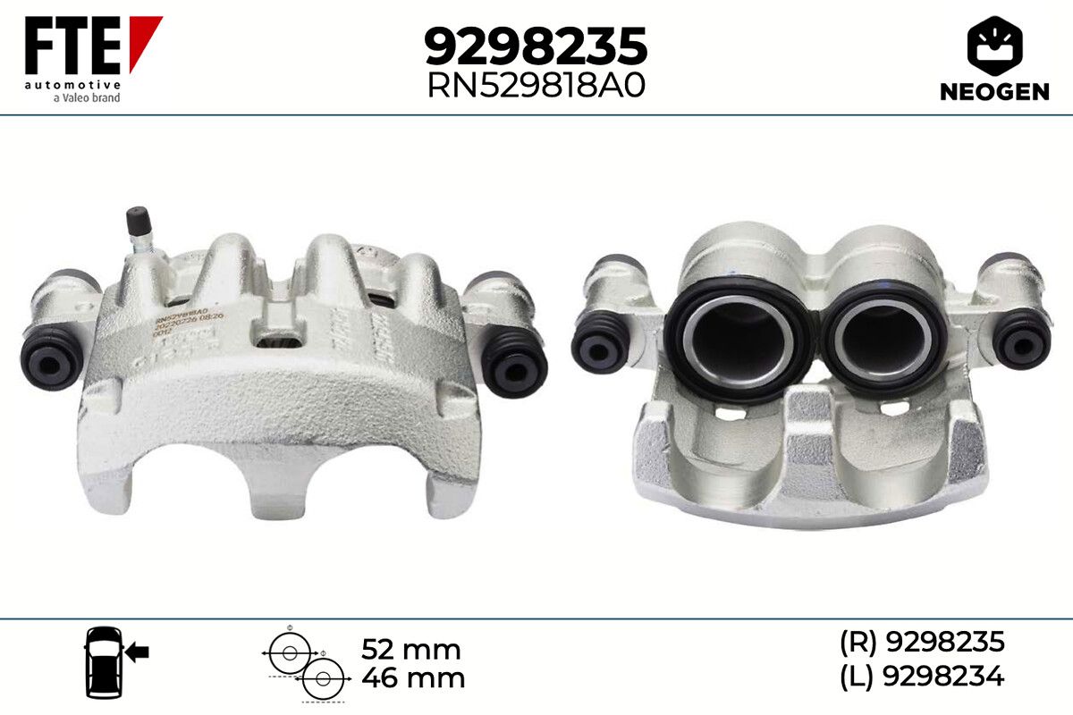 Etrier frana FTE NEOGEN 9298235