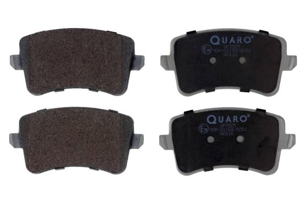 Sada brzdových platničiek kotúčovej brzdy QUARO QP7525