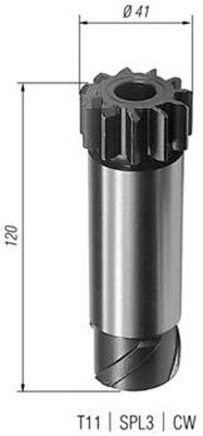 Pinion electromotor MAGNETI MARELLI 940113020006