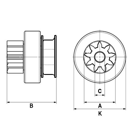 cuplaj unisens,demaror HC-Cargo F 032 231 952