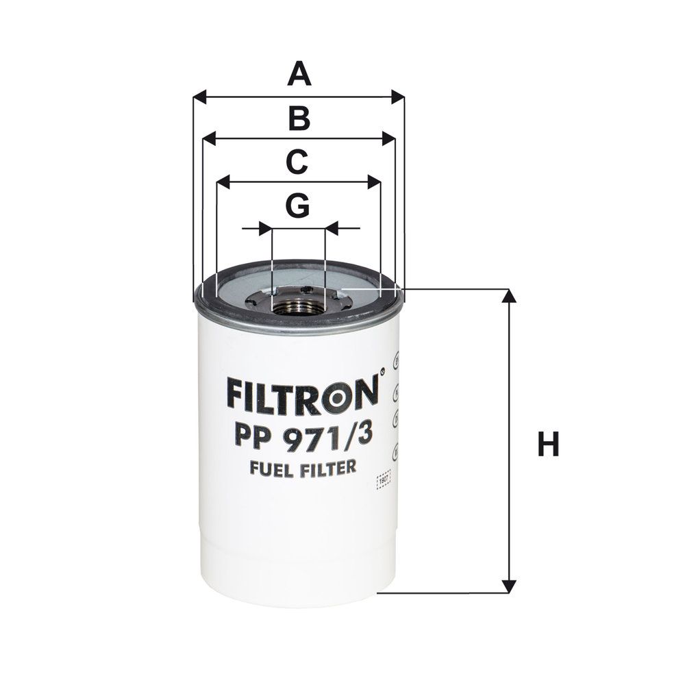 Levně Palivový filtr FILTRON PP 971/3