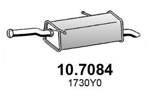 Tłumik końcowy ASSO 10.7084