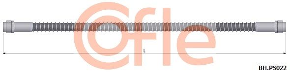 Przewód hamulcowy elastyczny COFLE 92.BH.PS022