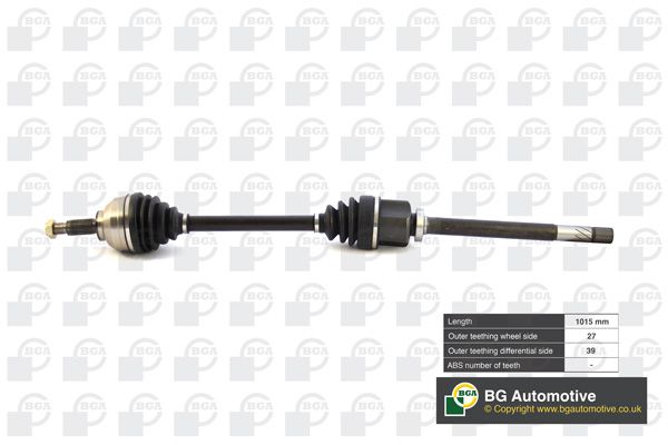 Wał napędowy BGA DS9529R