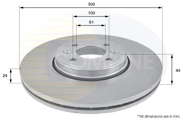 Tarcza hamulcowa COMLINE ADC1556V