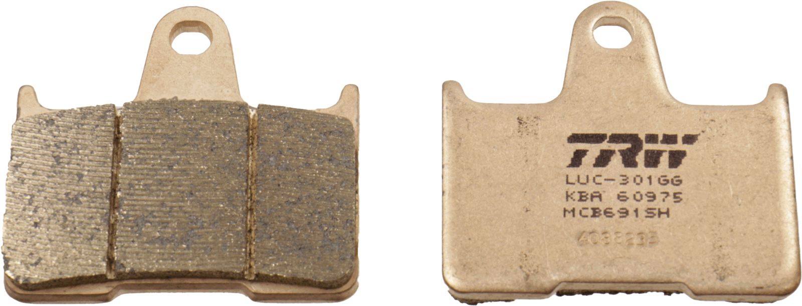 set placute frana,frana disc TRW MCB691SH