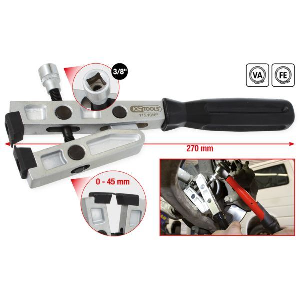 Cleste colier furtun KS TOOLS 115.1056