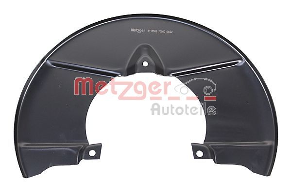 Panel rozbryzgiwujący, tarcza hamulcowa METZGER AUTOTEILE 6115505