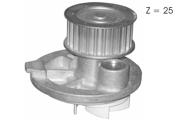 Pompe à eau, refroidissement du moteur