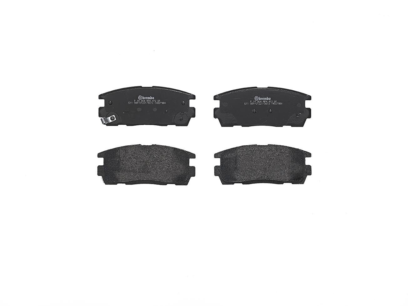 set placute frana,frana disc BREMBO PRIME LINE P 10 004