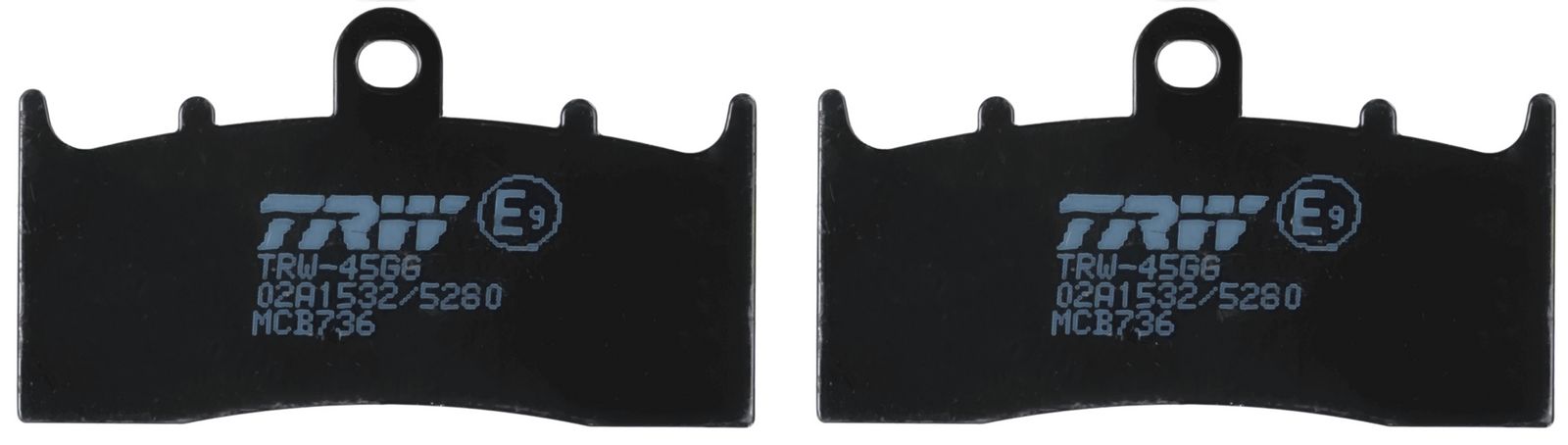 set placute frana,frana disc TRW Organic Allround MCB736