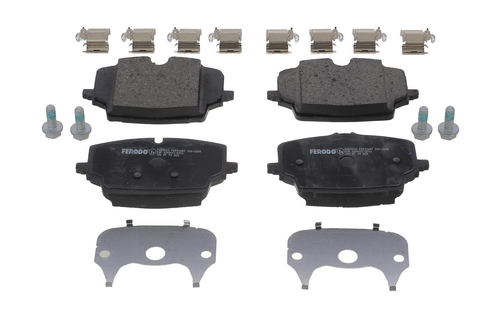 Комплект тормозных колодок, дисковый тормоз