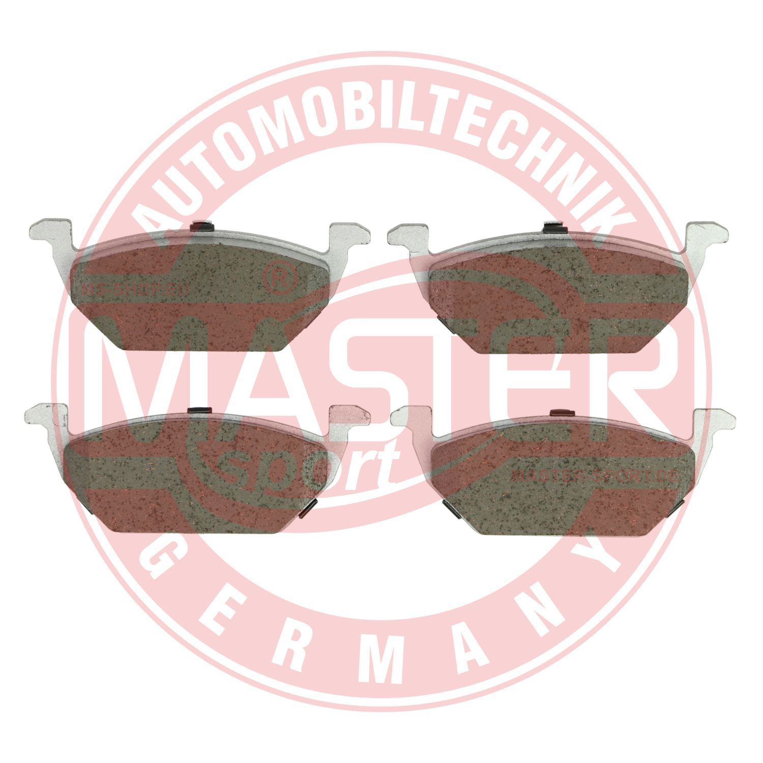 Zestaw klocków hamulcowych, hamulce tarczowe MASTER-SPORT GERMANY 13046071112K-SET-MS