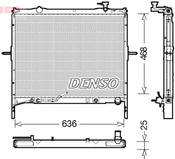 Chłodnica, układ chłodzenia silnika DENSO DRM43002
