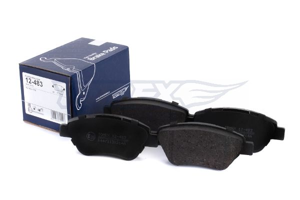 Levně Sada brzdových destiček, kotoučová brzda TOMEX Brakes 12-483