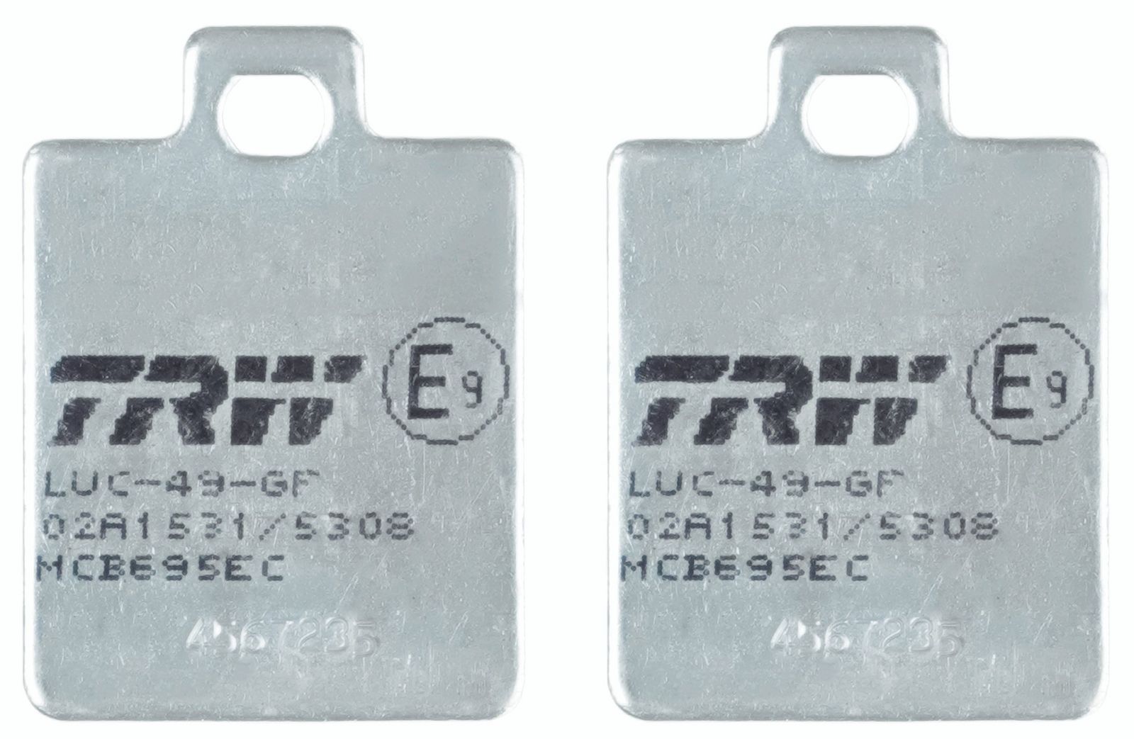 set placute frana,frana disc TRW Organic Eco MCB695EC