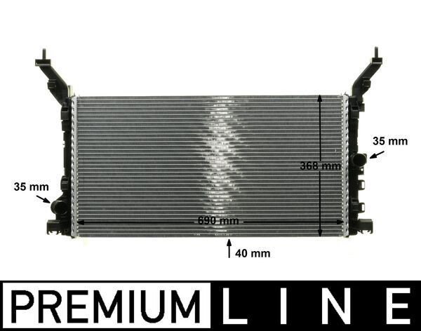 Chłodnica, układ chłodzenia silnika MAHLE CR 896 000P