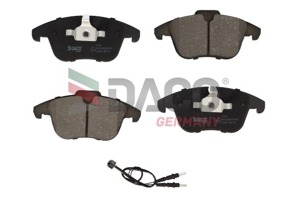 Zestaw klocków hamulcowych, hamulce tarczowe DACO GERMANY 320640