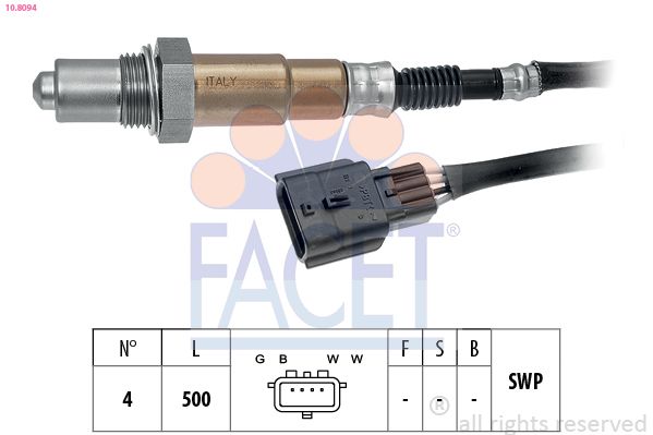 Sonda lambda FACET 10.8094