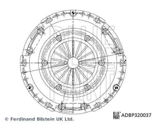 Tarcza dociskowa sprzęgła BLUE PRINT ADBP320037