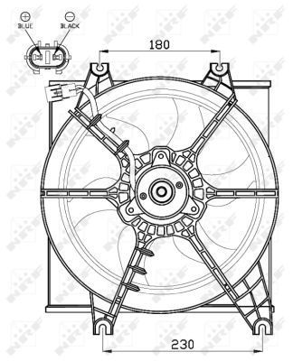 Ventilateur, refroidissement du moteur