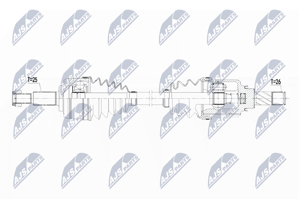 Wał napędowy NTY NPW-RE-113
