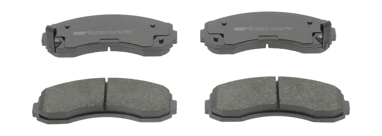 set placute frana,frana disc FERODO PREMIER ECO FRICTION FDB4567