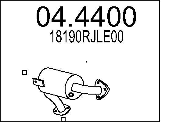 Katalizator MTS 18190RJLE00