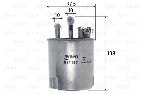 Palivový filter VALEO 587567